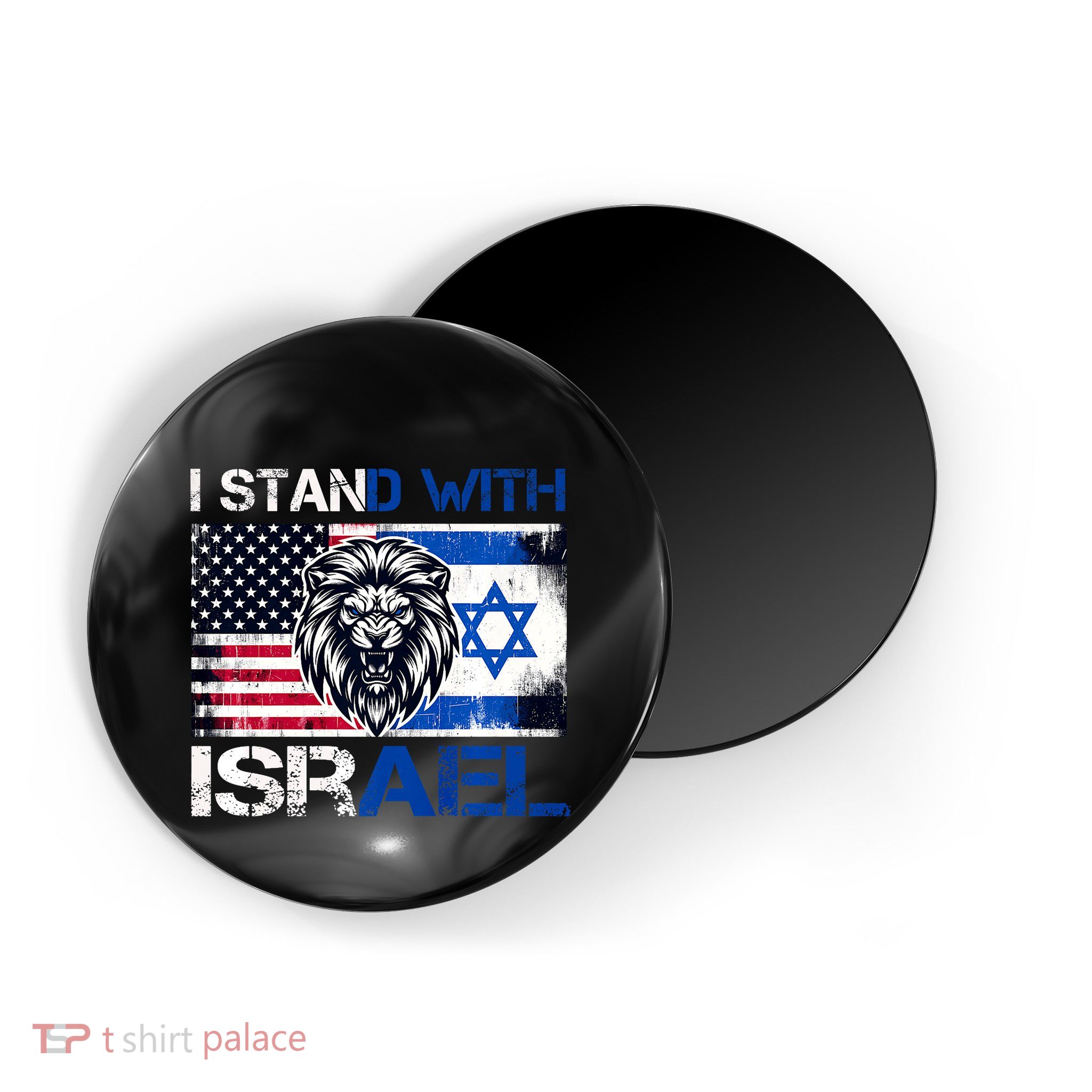 I Stand With Israel Us Support Lion Love Israeli Brotherhood Magnet