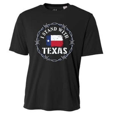 I Stand With Texas Come And Take It Cooling Performance Crew T-Shirt