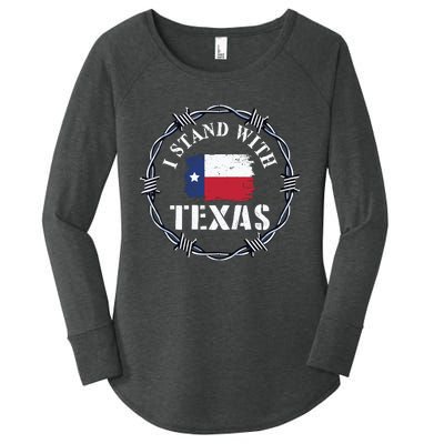 I Stand With Texas Come And Take It Women's Perfect Tri Tunic Long Sleeve Shirt