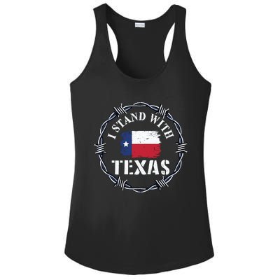 I Stand With Texas Come And Take It Ladies PosiCharge Competitor Racerback Tank