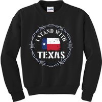 I Stand With Texas Come And Take It Kids Sweatshirt