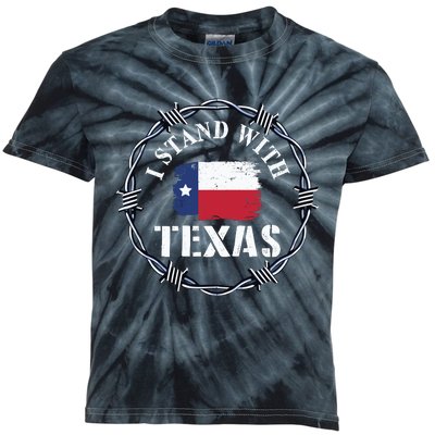 I Stand With Texas Come And Take It Kids Tie-Dye T-Shirt