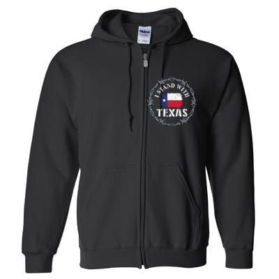 I Stand With Texas Come And Take It Full Zip Hoodie