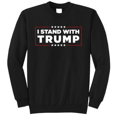 I Stand With Trump Pro Trump Supporter Free Trump Sweatshirt