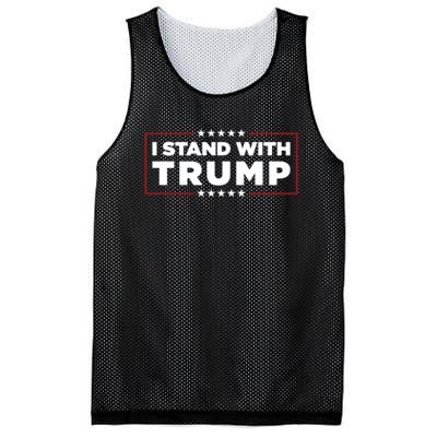 I Stand With Trump Pro Trump Supporter Free Trump Mesh Reversible Basketball Jersey Tank