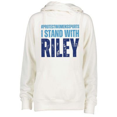 I Stand With Riley Protect Womens Sports Womens Funnel Neck Pullover Hood