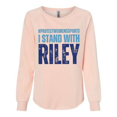 I Stand With Riley Protect Womens Sports Womens California Wash Sweatshirt