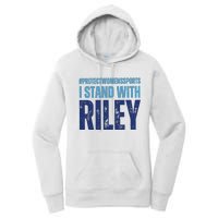 I Stand With Riley Protect Womens Sports Women's Pullover Hoodie