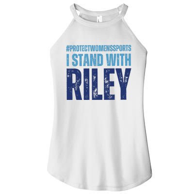 I Stand With Riley Protect Womens Sports Women's Perfect Tri Rocker Tank