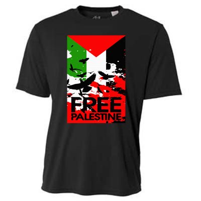 I Stand With Palestine For Their Freedom Free Palestine Cooling Performance Crew T-Shirt