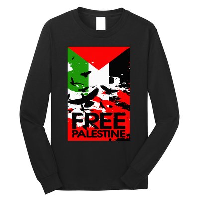 I Stand With Palestine For Their Freedom Free Palestine Long Sleeve Shirt