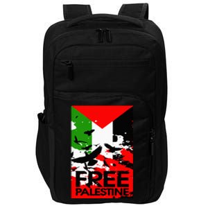 I Stand With Palestine For Their Freedom Free Palestine Impact Tech Backpack