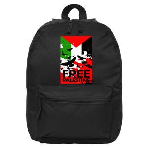 I Stand With Palestine For Their Freedom Free Palestine 16 in Basic Backpack