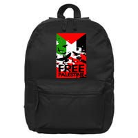 I Stand With Palestine For Their Freedom Free Palestine 16 in Basic Backpack