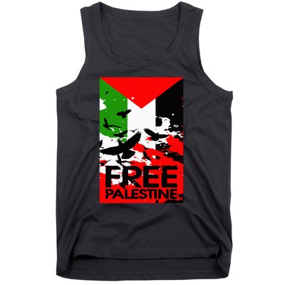 I Stand With Palestine For Their Freedom Free Palestine Tank Top