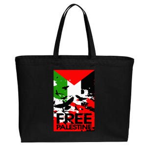 I Stand With Palestine For Their Freedom Free Palestine Cotton Canvas Jumbo Tote