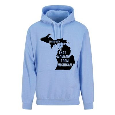 I Stand With That Woman From Michigan Unisex Surf Hoodie