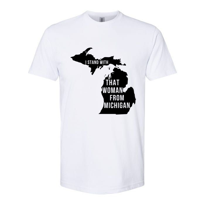 I Stand With That Woman From Michigan Softstyle® CVC T-Shirt