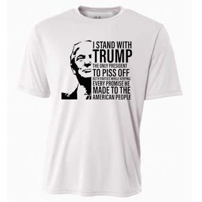 I Stand With Trump The Only President To Piss Off Cooling Performance Crew T-Shirt