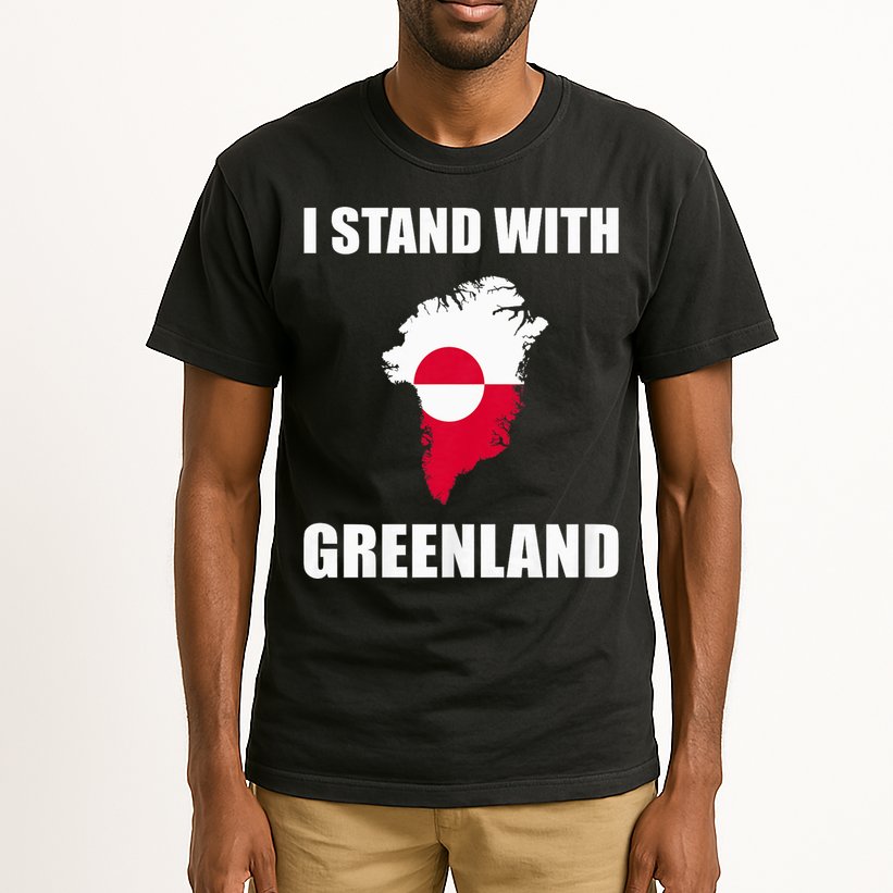 I Stand With Greenland Shirt For Greenland Lovers Greenland  Tall T-Shirt