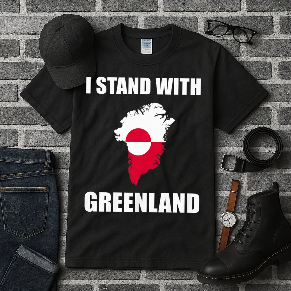 I Stand With Greenland Shirt For Greenland Lovers Greenland  Tall T-Shirt