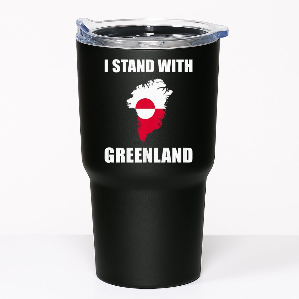 I Stand With Greenland Shirt For Greenland Lovers Greenland  Tumbler
