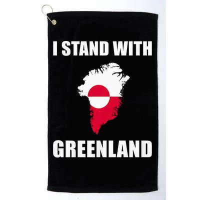 I Stand With Greenland Shirt For Greenland Lovers Greenland  Golf Towel