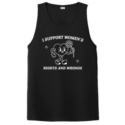 I Support Women Rights And Wrongs PosiCharge Competitor Tank