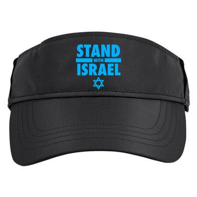I Stand With Israel Pray For Israel Adult Drive Performance Visor
