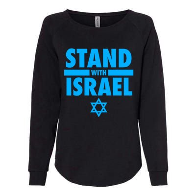 I Stand With Israel Pray For Israel Womens California Wash Sweatshirt