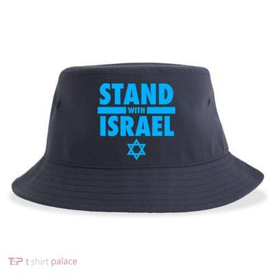 I Stand With Israel Pray For Israel Sustainable Bucket Hat