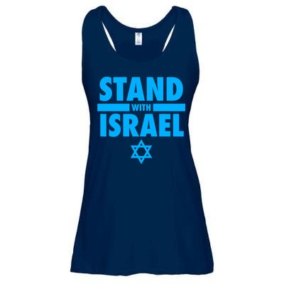 I Stand With Israel Pray For Israel Ladies Essential Flowy Tank
