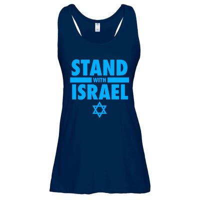 I Stand With Israel Pray For Israel Ladies Essential Flowy Tank