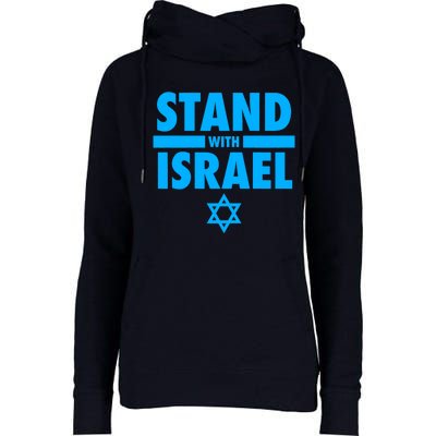 I Stand With Israel Pray For Israel Womens Funnel Neck Pullover Hood