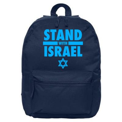 I Stand With Israel Pray For Israel 16 in Basic Backpack