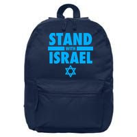 I Stand With Israel Pray For Israel 16 in Basic Backpack