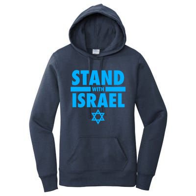 I Stand With Israel Pray For Israel Women's Pullover Hoodie