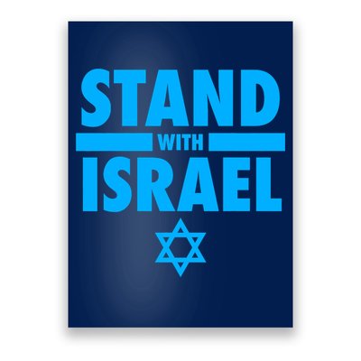 I Stand With Israel Pray For Israel Poster