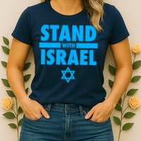 I Stand With Israel Pray For Israel Womens T-Shirt
