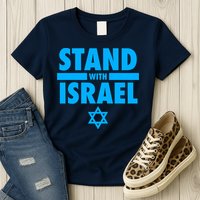 I Stand With Israel Pray For Israel Womens T-Shirt