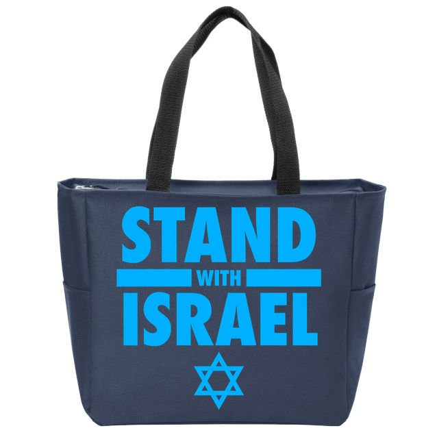 I Stand With Israel Pray For Israel Zip Tote Bag
