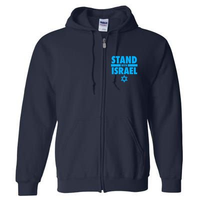 I Stand With Israel Pray For Israel Full Zip Hoodie