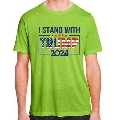 I Stand With Trump 2024 And Funny Gift Adult ChromaSoft Performance T-Shirt