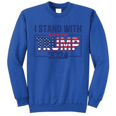 I Stand With Trump 2024 And Funny Gift Sweatshirt