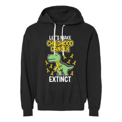 In September We Wear Gold Childhood Cancer Awareness Garment-Dyed Fleece Hoodie