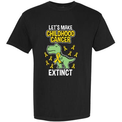 In September We Wear Gold Childhood Cancer Awareness Garment-Dyed Heavyweight T-Shirt