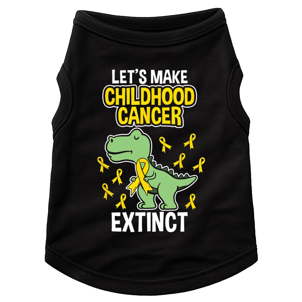In September We Wear Gold Childhood Cancer Awareness Doggie Tank