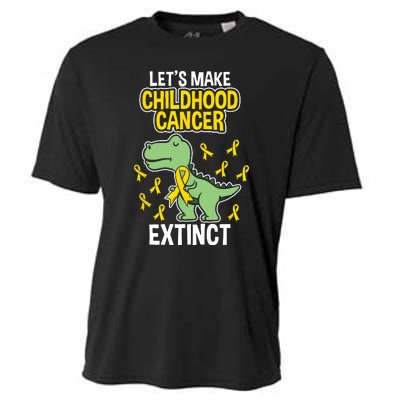 In September We Wear Gold Childhood Cancer Awareness Cooling Performance Crew T-Shirt