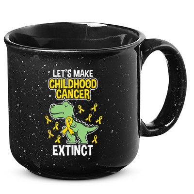 In September We Wear Gold Childhood Cancer Awareness 15oz Campfire Ceramic Mug