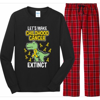 In September We Wear Gold Childhood Cancer Awareness Long Sleeve Pajama Set